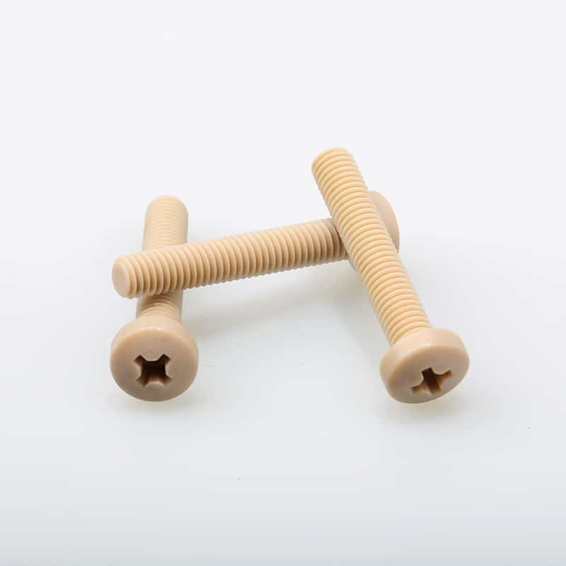PEEK Cross Recessed Pan Head Screws Gonowplastics